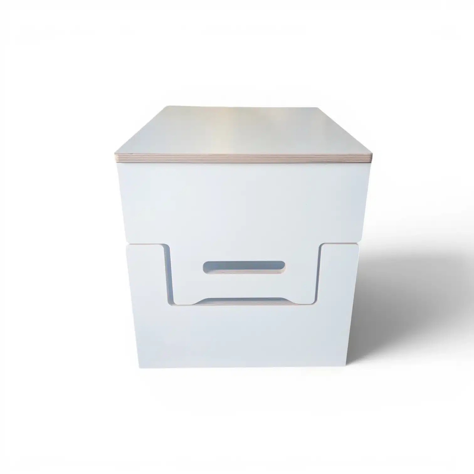 White Matt Melamine Birch Ply 15mm 135 & 335 Camper Toilet Storage Box For Thetford Porta potti Boom Box